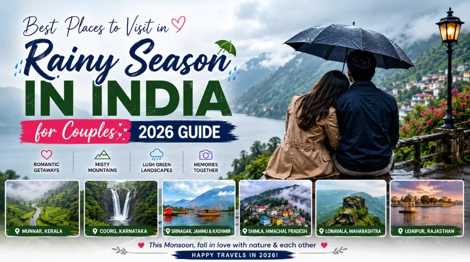 Best Places to Visit in Rainy Season in India for Couples